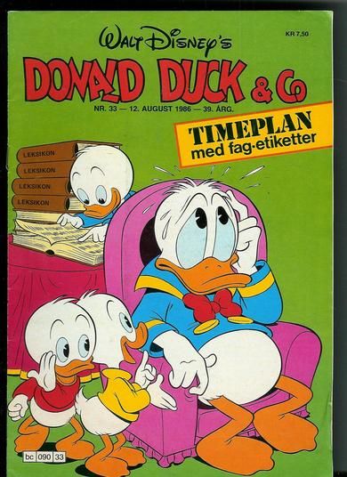 1986 nr 033 DONALD DUCK & CO