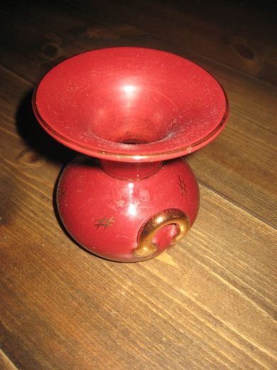 Keramisk vase med 