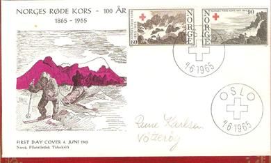 1965 NORGES RØDE KORS 100 ÅR