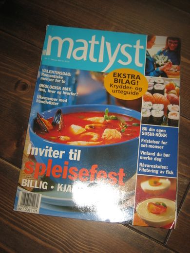 2001 nr 001 matlyst