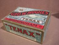 Meget pen uåpna eske med pennesplitter ONE GROSS (144STK) TENAX fra GEO W HUGHES BIRMINGHAM ENGLAND 40-50 tallet