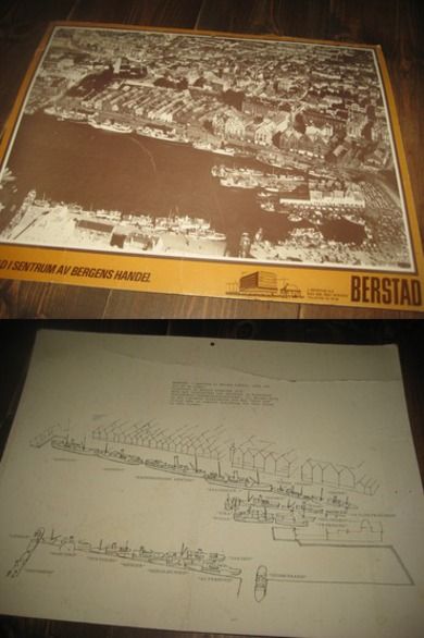 Peklame fra BERSTAD, BEREGN. 60 tallet.