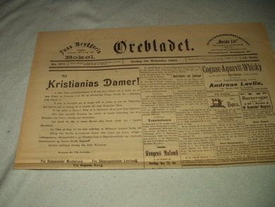 1905 nr 271 Ørebladet