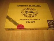 CORONA TABACO LA PAZ PRIMEROS, CK 126, ca 16*12*2 cm stor