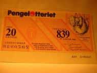 1986 trekning 839 Nr 0190565