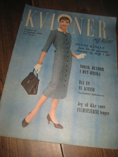 1958 nr 036 KVINNER og klær