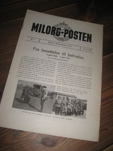 1946 nr 001 MILORG POSTEN