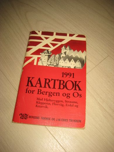 1991 KARTBOK for Bergen og Os