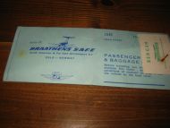 Bording card BRAATEN SAFE 60 tallet