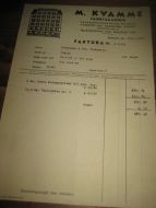 M KVAMME BERGEN 27 11 1953 16481