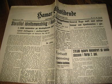 1945 nr 017 Hamar Stiftstidende