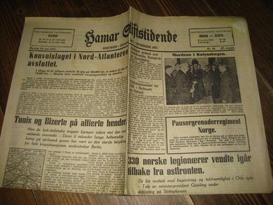 1943 nr 088 Hamar Stiftstidende