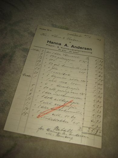 Hanna A Andersen Fredrikstad 1928