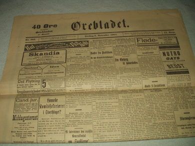 1901 nr 263 Ørebladet