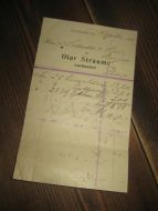 MODALEN 5 SEPTEMBER 1905 Fra Olav Straume Landhandleri