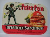Peter Pan, fra Holmestrand Sardine Co, Holmestrand.