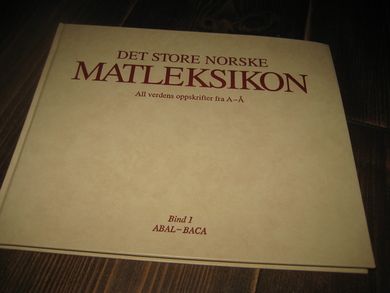 DET STORE NORSKE MATLEKSIKON. I. 1996.