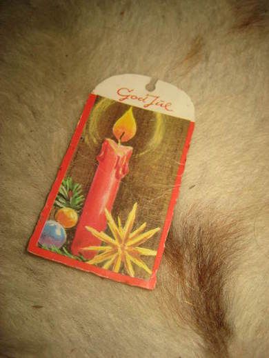 Eldre julelapp Mittet