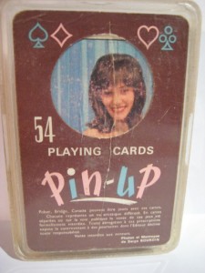 PIN UP PLAYING CARDS. 60-70 tallet