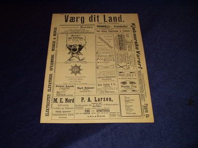 1898 nr 008 Værg dit Land