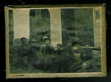 Arbeide ved brandstationen Sarpsborg tidleg 1900