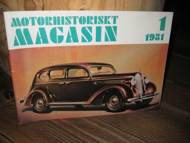 1981 nr 001 MOTORHISTORISKT MAGASIN