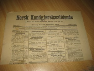 1905,nr 245, Norsk Kundgjørelestidende.