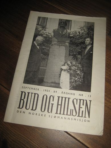 1954 nr 013 BUD OG HILSEN