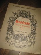 Mendelssohn Violin Koncert Op. 64. Violoncell und Baz.
