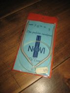 Uåpna pakke strikkepinner RUNDPINNE NOVI 70 CM NR 5 70-80 tallet