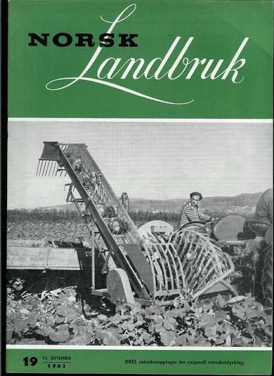 1963 nr 019 NORSK Landbruk