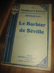 BEAUMARCHAIS: LE BARBIER DE SEVILLE.