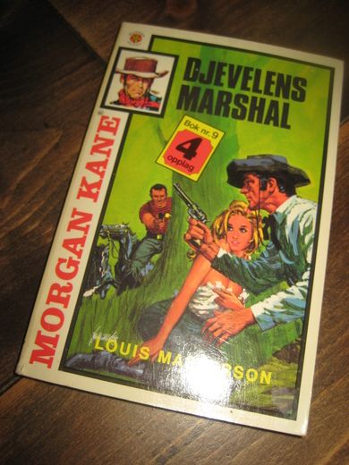 MASTERSON LOUIS: DJEVELENS MARSHAL Bok nr 9 4 OPPLAG 1980