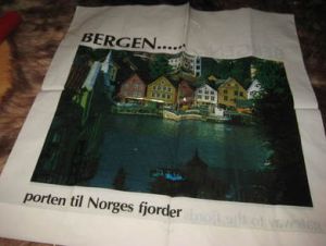 BERGEN- porten til Norges fjorder. 80 TALLET.