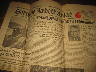 1950 nr 067 20 mars Bergens Arbeiderblad
