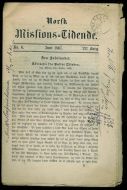 1867 nr 006 Norsk Missions Tidende