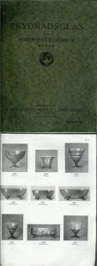 Katalog over glass fra  PUKEBERGS GLASBRUK,
