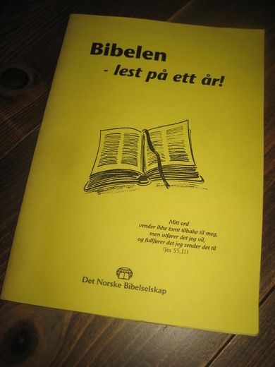 Bibelen- lest på et år ! 