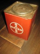 Boks uten innhold BAYER 50 tallet