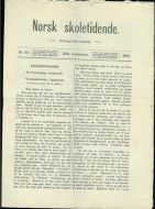 1896,nr 039,                        Norsk Skoletidende.