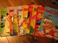 Lott 10 stk Donald duck fra 80 tallet. Dette er pakke nr 3
