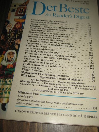 1977 nr 001 Det Beste
