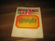 Kvardags mat. Oppskrifter. 1983.