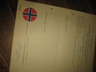 CERTIFIKAT FRA NORGES SØLVREVSTAMBOK, 15970, 4. NOVEMBER 1929.