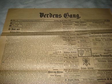 1899,nr 125,                                 Verdens Gang.
