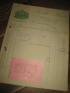 FACTURA fra Brødr Nielsen Drammen 19 september 1918