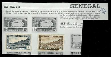 Senegal, lot på 2 merker,
