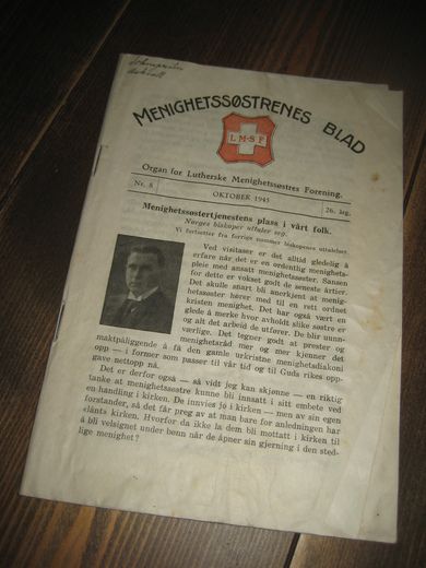 1945 nr 008 MENIGHETSSØSTRENES BLAD