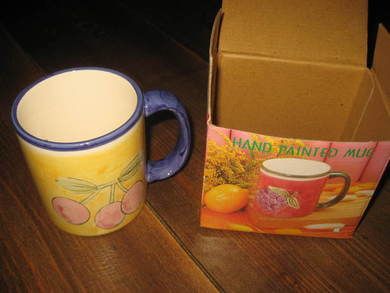 Handmala krus ubrukt i originalemballasje 80 tallet