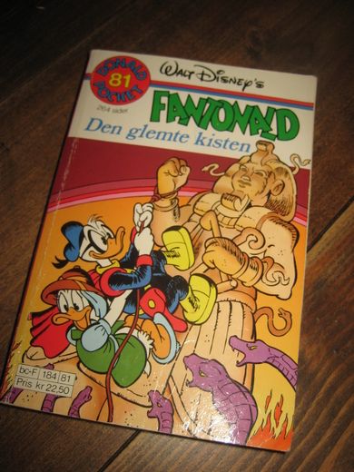 FANTONALD Den glemte kisten Bok nr 81 1 utgave